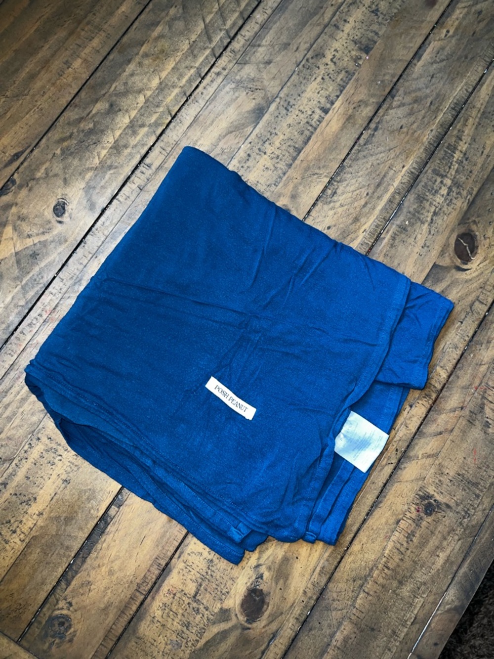 Posh Peanut Blue Swaddle
